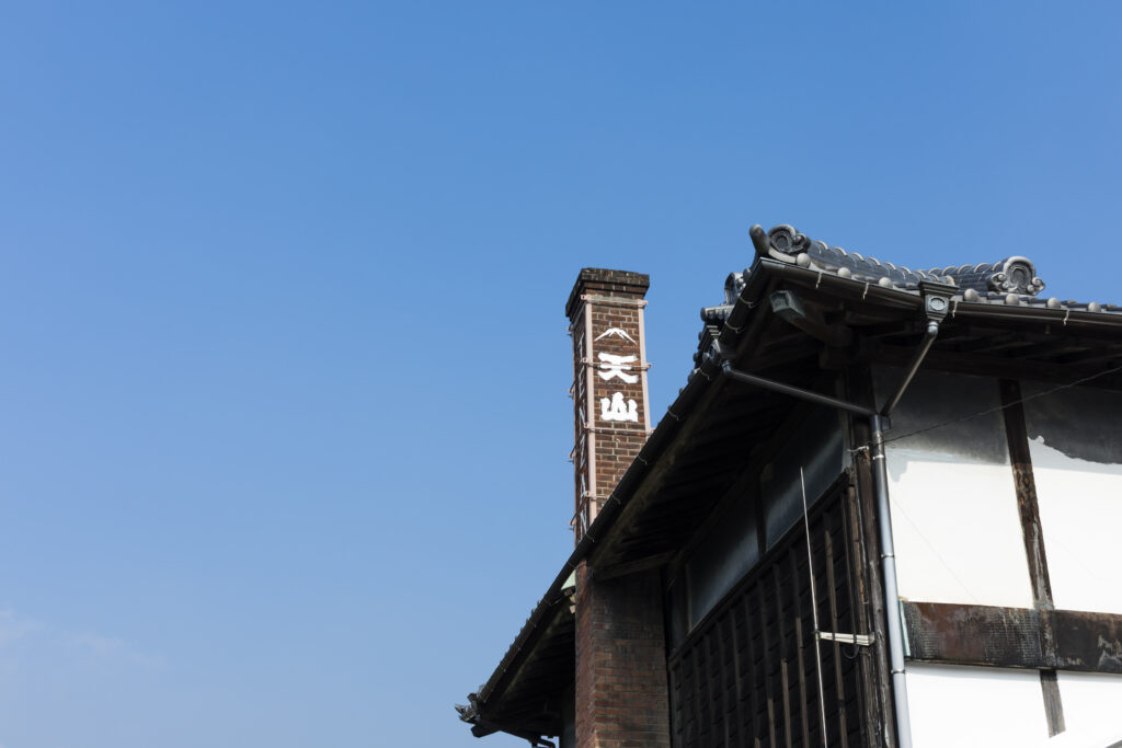 天山酒造の煙突
